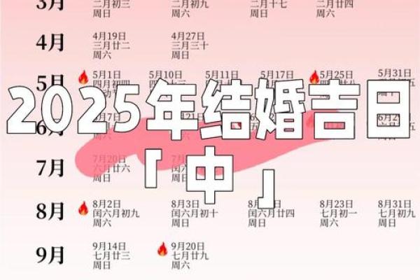 2025年12月份结婚吉日 明年12月适合结婚的好日子