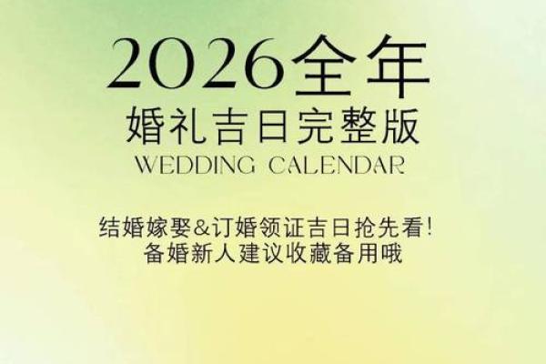 2026年4月结婚的好日子