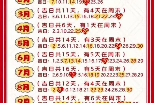 2026年结婚吉日
