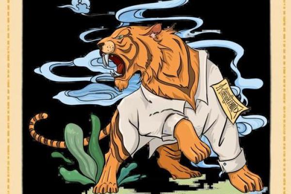 冲太岁电子设备：2026年属虎人手机壁纸