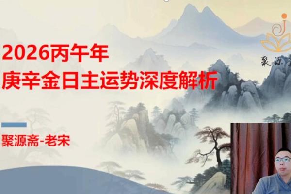 八字日主为庚金2026年运势：事业突破关键期！