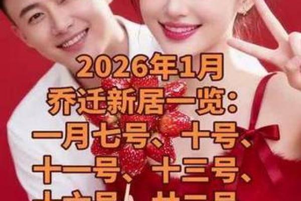 2026年1月适合搬家入宅的日子 2026年1月适合搬家入宅的日子