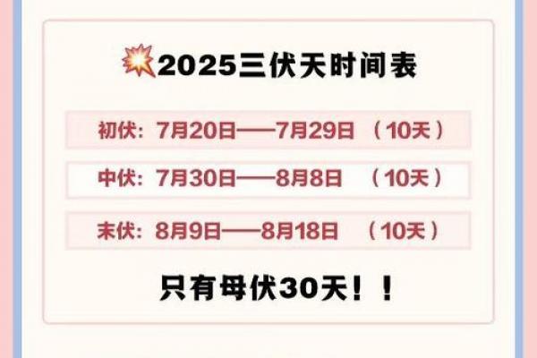 暑伏是几月几号2021 今年暑伏从哪天开始计算