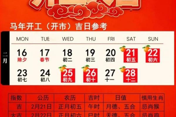 2026开运吉日，最佳开运时间表，新年必看