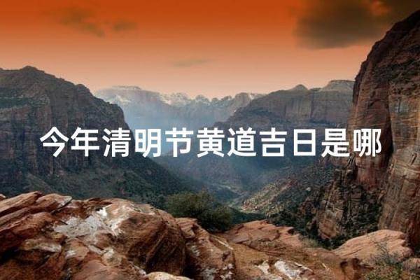 今年清明节是几月几号 2024年清明扫墓吉日