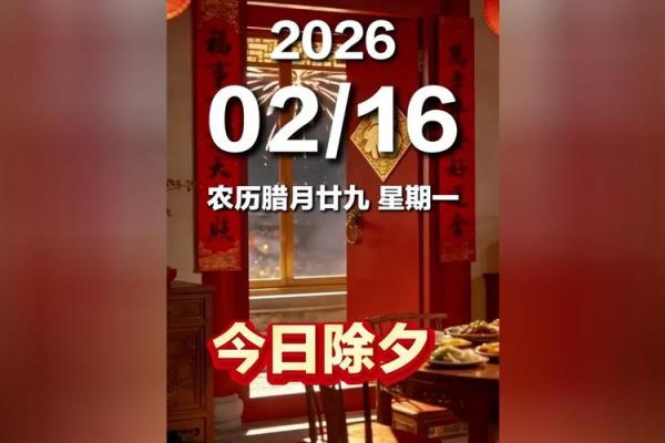 除夕是农历几月几日