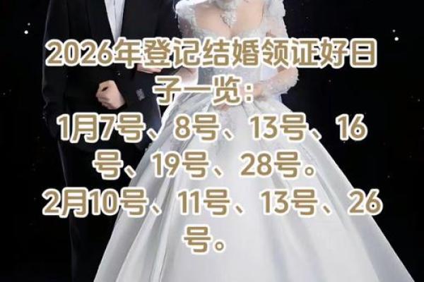 领证的好日子2026年8月