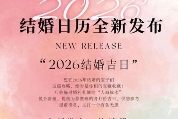 独家精选解答：2026年5月结婚好日子推荐，如何挑选良辰吉日？