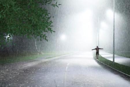 梦见下雨淋湿衣服