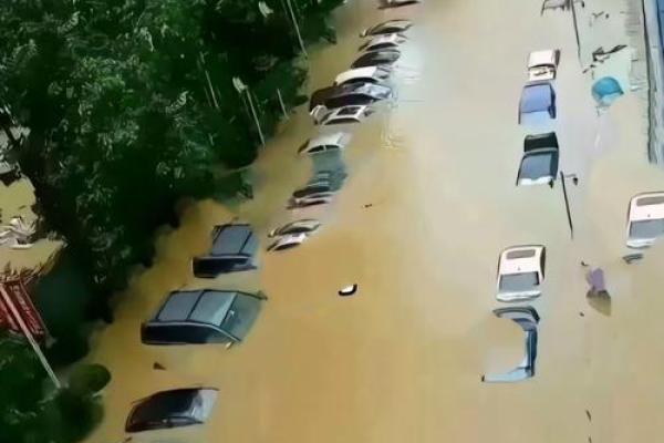 梦见下雨涨大水