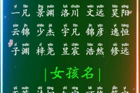 2025女孩子取名字大全(2025女孩子取名字大全王)