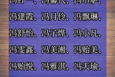 冯姓男孩取名100分(冯姓男孩取名100分带成)