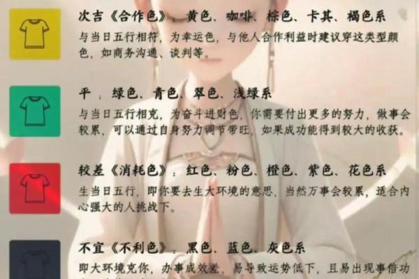 每日穿衣搭配五行2025年4月26日(每日穿衣颜色每日五行搭配表app)