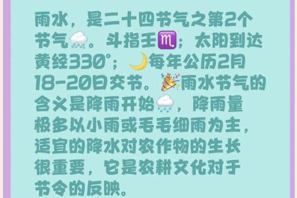 雨水节气的含义是什么意思 雨水节气有什么寓意