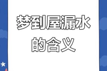 梦见家里房间四处漏雨