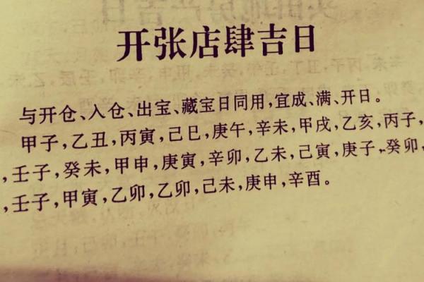 最近五天开业吉日(最近五天开业吉日有哪些)